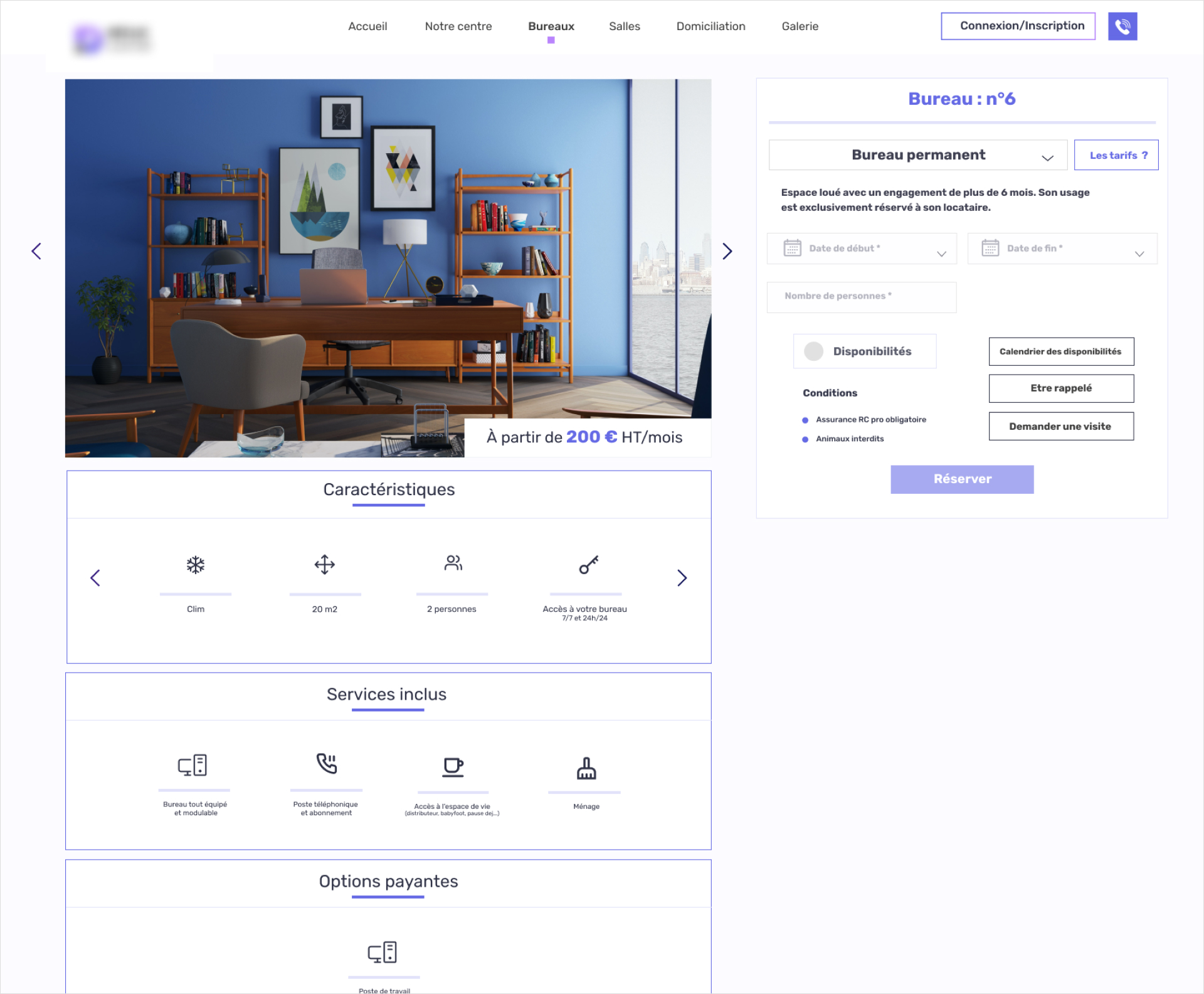 Projet en cours: domiciliation